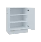 MS - 65D2 spodní skříňka, 2-dveřová, 908x654x600, korpus bílý, dvířka bílá